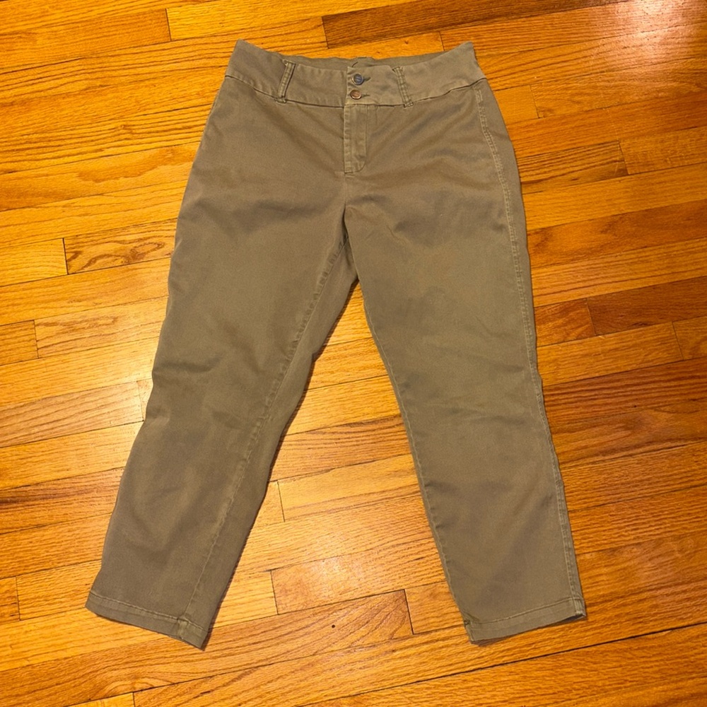 Tinsel Women’s Brown Khaki Pants Size 28 Stretch Cotton Dress Slacks